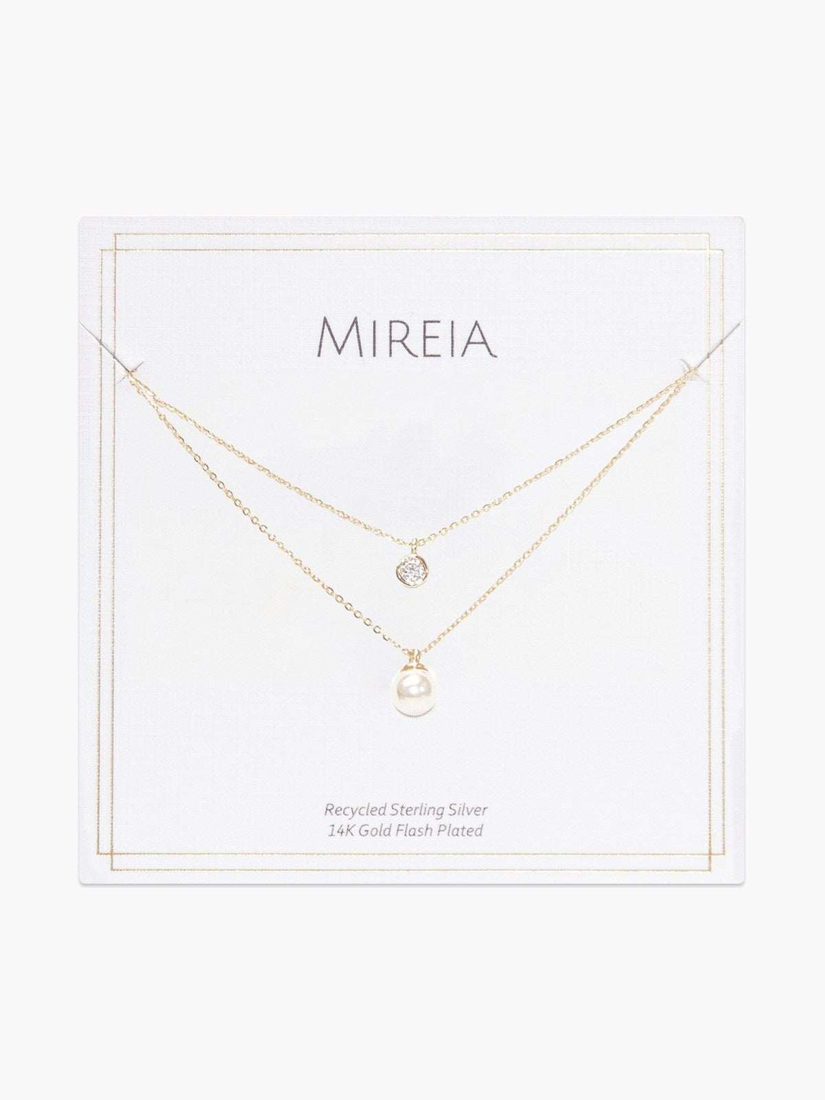 Pearl & Bezel Layered Set