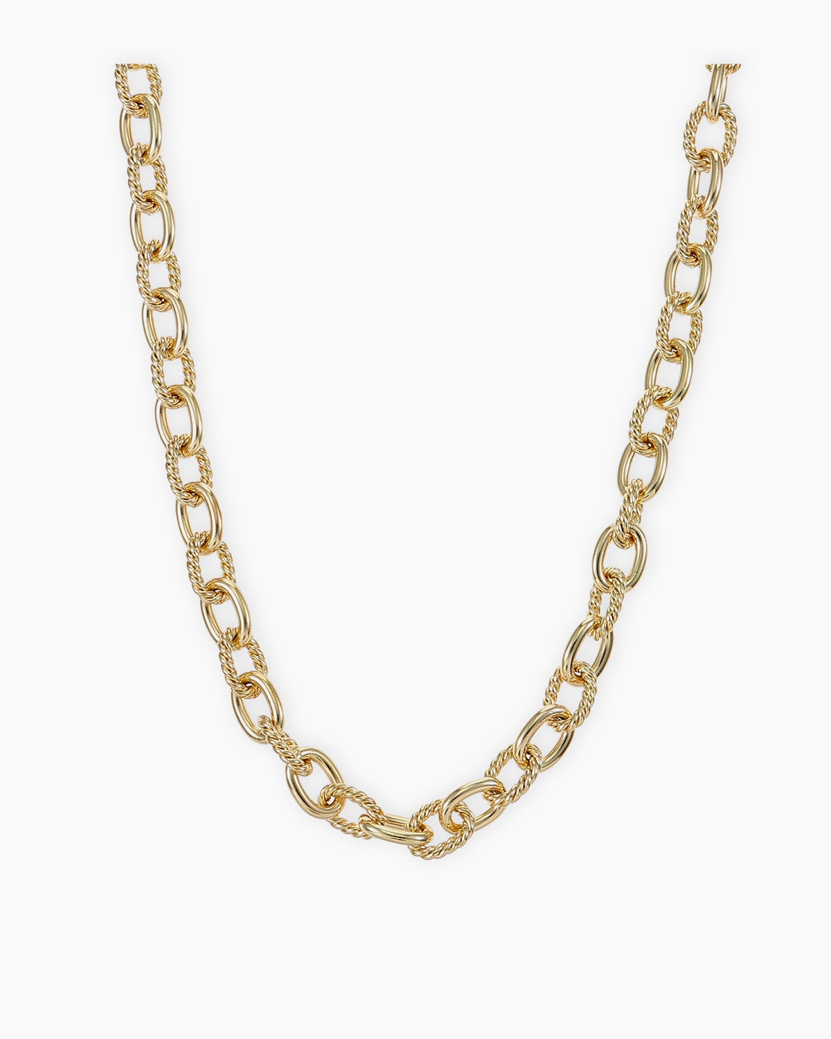 Petite Interlocking Cable Necklace