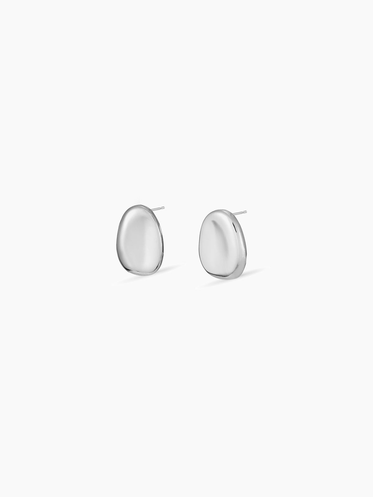 Sculpted Dome Stud Earrings