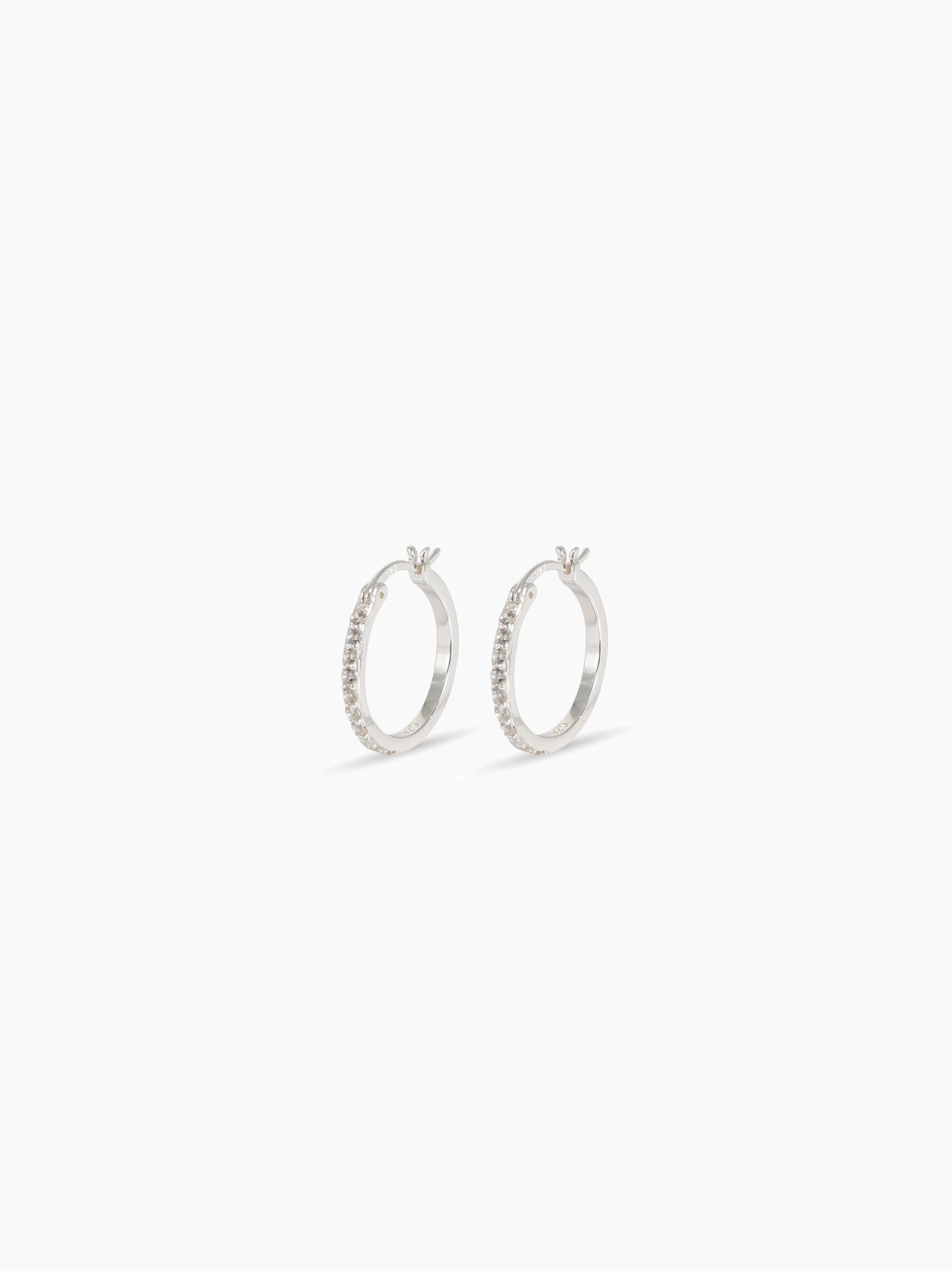 The Pavé Midi Hoop