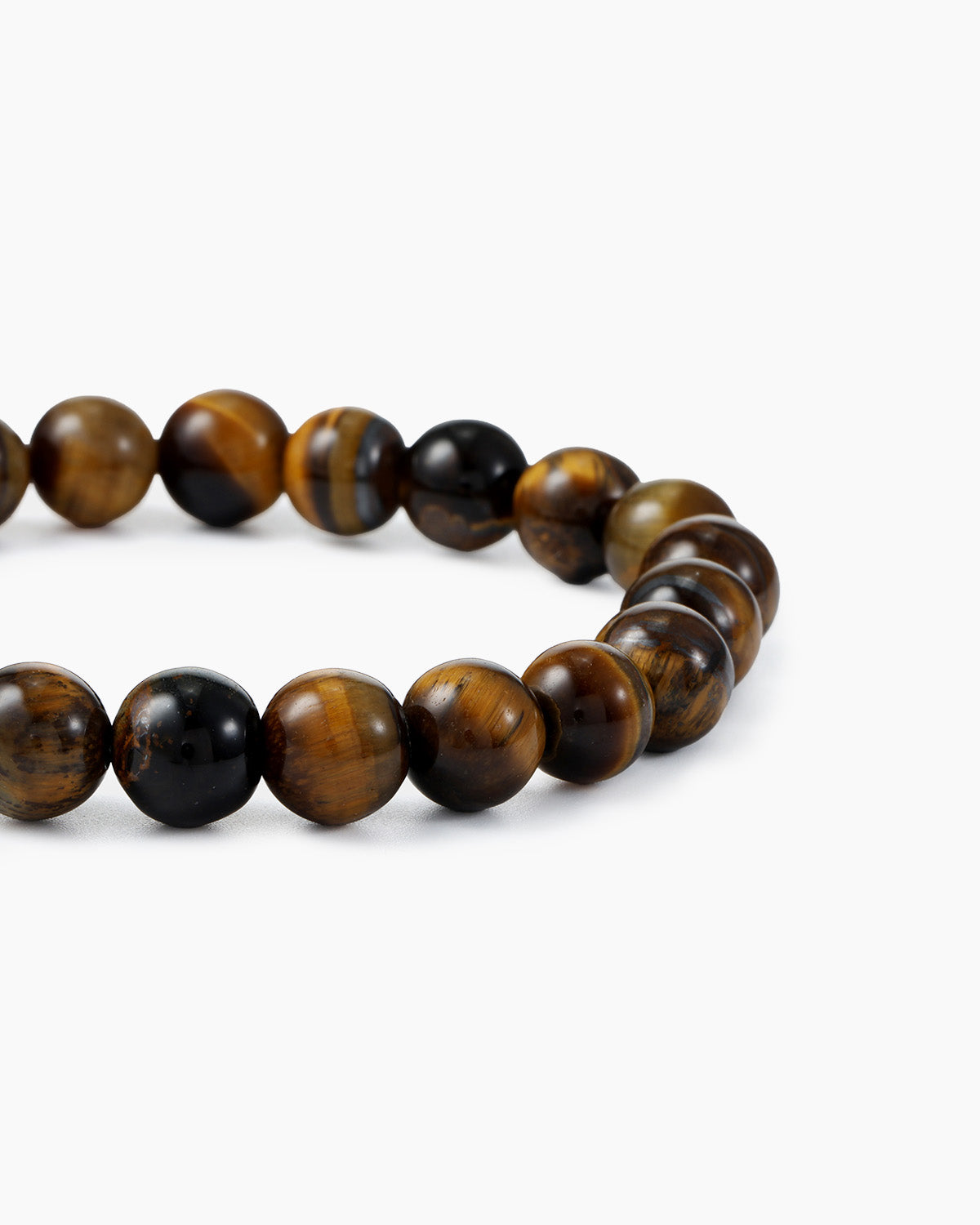 Tiger's Eye Beaded Stretch Bracelet