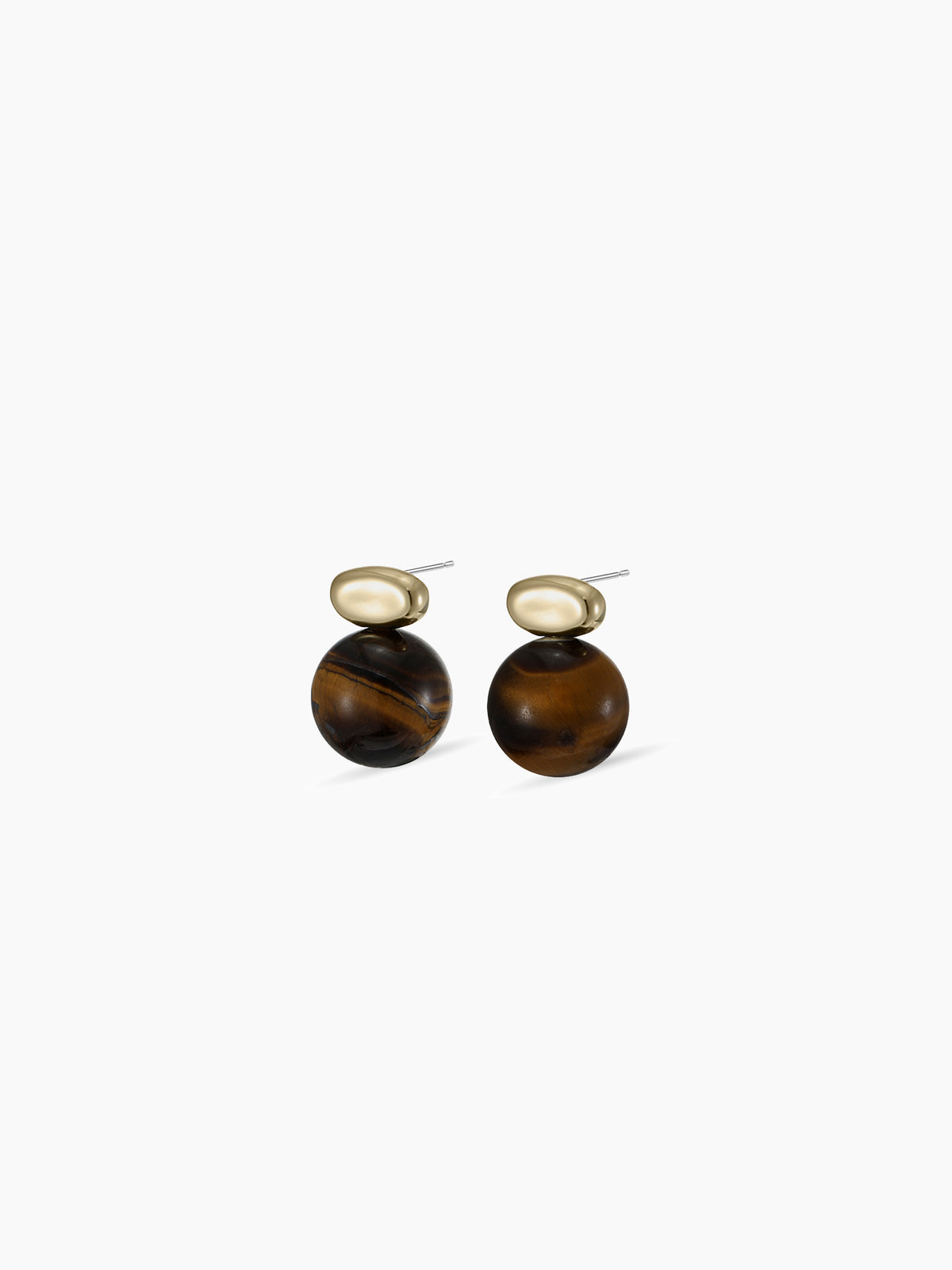 Tiger's Eye Drop Earrings