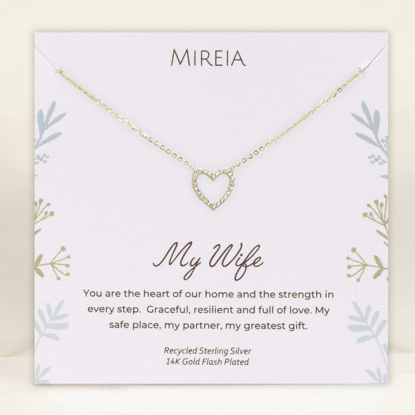 Pavé Open Heart Necklace – A Symbol of Love