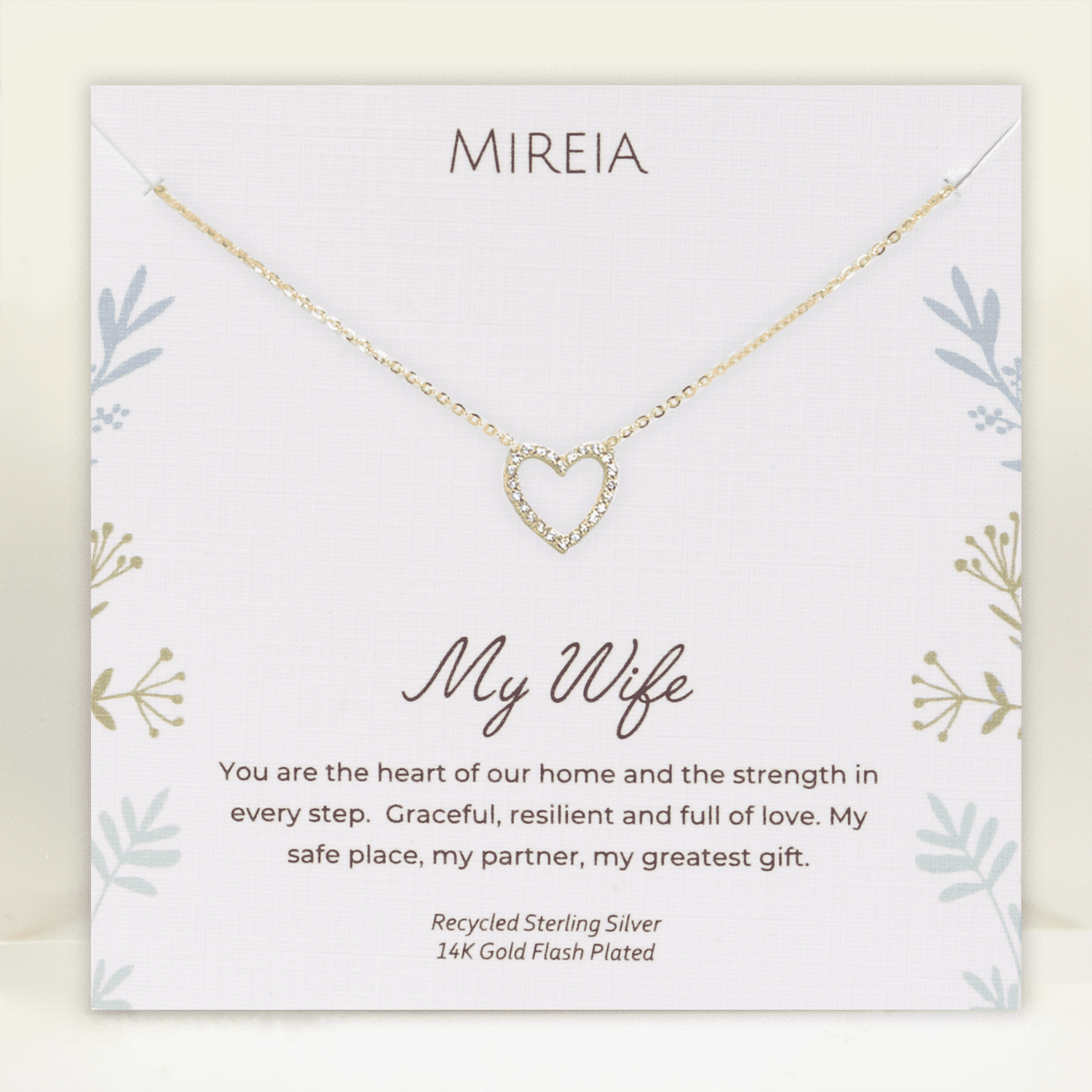 Pavé Open Heart Necklace – A Symbol of Love
