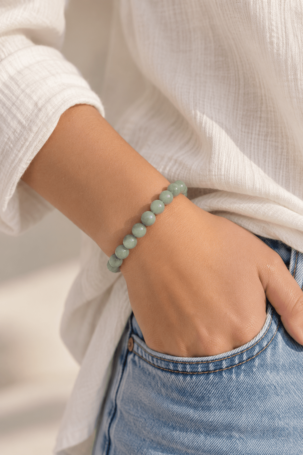 Semi Precious Beaded Bracelet